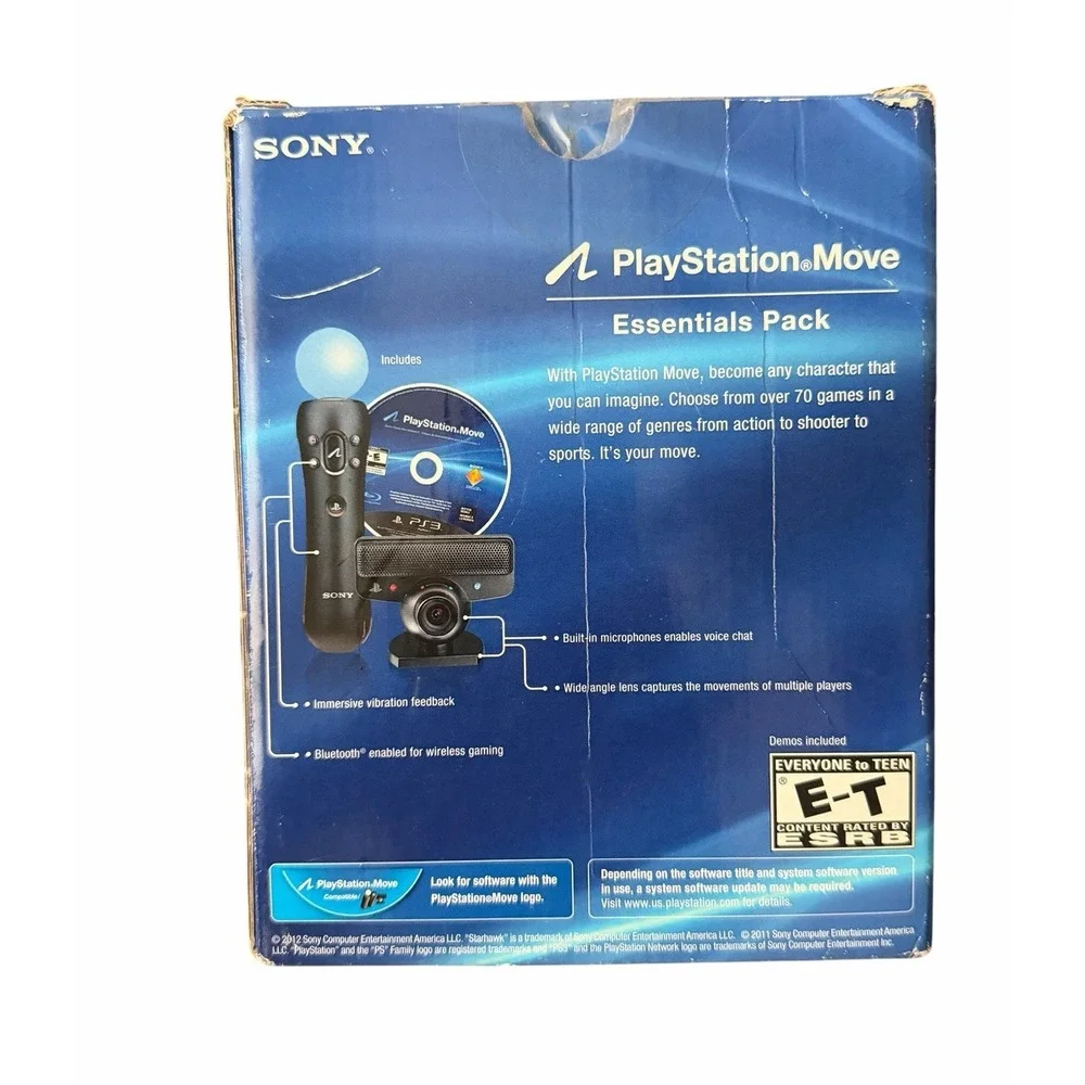 Sony Playstation‎ 3 PS3 Move Essentials Pack PS3 Camera Kit READ